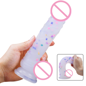 Juguetes Sexuales para Adultos de Alta Calidad, Coloridos y Suaves, Consoladores Artificiales Realistas, Dildos Enormes de Sex Shop - Product Image 1