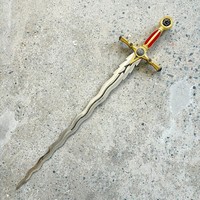 Espada Masónica Medieval Popular de 101 cm y 1.25 kg para Colección de Cosplay