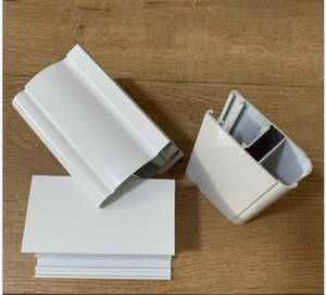 Profili per Telai di Finestre Scorrevoli in Alluminio Estruso Serie 6000 con Rivestimento in Polvere Bianca e Servizio di Taglio - Product Image 3