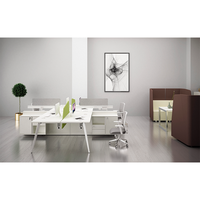 Bureau personnalisé de haute qualité poste de travail ouvert Table bureau de conception modulaire