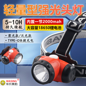 Headlamp BP-618/619 2000mAh <b>Rechargeable</b> <b>Led</b> Light Adjustable Headband Outdoor <b>Lighting</b> - Product Image 5