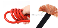 10 mm2 16 mm2 25 mm2 Batterie kabel Kunden spezifisches Panel Wechsel richter batterie Solar kabel Photovoltaik Auto Batterie kabel