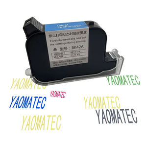 YAOMATEC 12.7mm <span class=keywords><strong>6900K</strong></span> 2588 JS12 Cartouche d'encre noire à séchage rapide à solvant pour imprimante à jet d'encre portative sur sac en plastique bois - Product Image 3