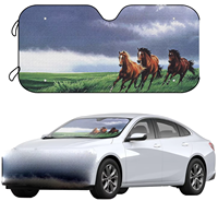 Pare-soleil de pare-brise de voiture Accessoires d'intérieur automobile Protection solaire Feuille réfléchissante universelle Anti-UV