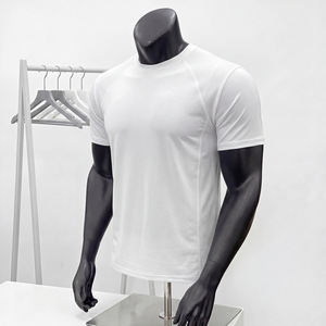 Men Compression Double Shoulder Seams <b>T</b> <b>Shirt</b> Quick Dry Short Sleeve Sports Tee O Neck Slim Fit Gym Running Top - Product Image 2