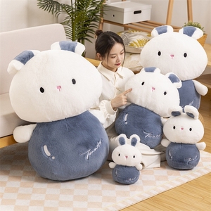 Dễ Thương Thỏ sang trọng đồ chơi động vật mềm gạo bóng thỏ Gối ngủ đồng hành búp bê Quà Tặng trẻ em mua số lượng lớn - Product Image 5