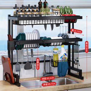 Escurridor de Platos para Cocina, Estante de Almacenamiento Sobre el Fregadero, Estante para Exhibición de Verduras, Soporte para Utensilios de Cocina - Product Image 5