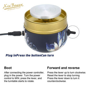 เครื่องปั้<span class=keywords><strong>น</strong></span>ดิ<span class=keywords><strong>น</strong></span>เผาไฟฟ้าปรับความเร็วได้ Xin Bowen รุ่นมิ<span class=keywords><strong>น</strong></span>ิ วัสดุอะลูมิเ<span class=keywords><strong>น</strong></span>ียม สำหรับการเรียนการสอนเซรามิก - Product Image 2