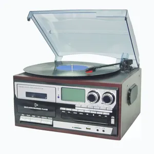 Großhandel kunden spezifischer Multifunktions-Plattenspieler-Vinyl-Player mit USB oder SD
