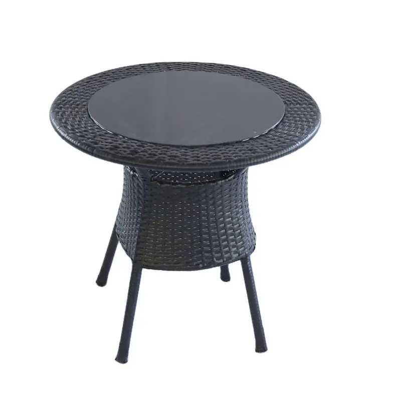 Mobili per esterni 3 pezzi divano con tavolino da giardino set in Rattan sedia vimini impermeabile su misura terrazza moderna sala da pranzo