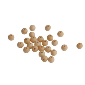 Perline in legno ILAN da 12 mm, rotonde, naturali, per la creazione di gioielli fai da te e accessori. - Product Image 2