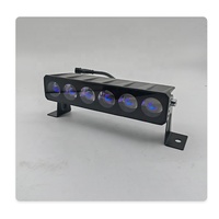 2 projecteurs LED pour voiture avec DRL 12V 24V, feux de conduite LED, feux antibrouillard, feux auxiliaires externes pour véhicule tout-terrain, camion CP6
