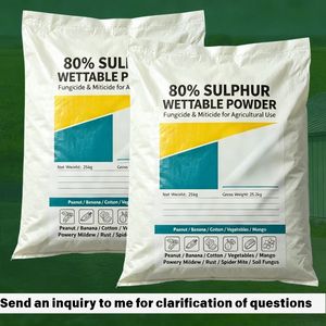 Azufre 80% WP, Fungicida y <span class=keywords><strong>Acaricida</strong></span> Inorgánico de Contacto, Azufre Granular, Precio del Azufre Granular - Product Image 2