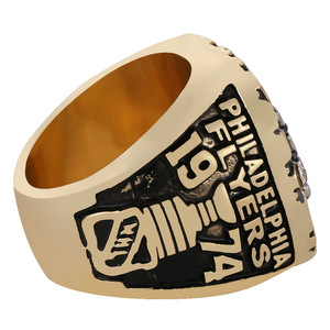 Vente directe d'usine, bague de championnat des Flyers de Philadelphie 1974, bague élégante en alliage de haute qualité, plaquée électrolytiquement - Product Image 4