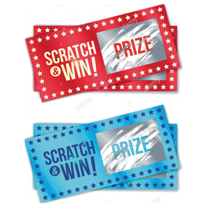 Tùy Chỉnh In Giá Rẻ Scratch Và Giành Chiến Thắng Vé Xổ Số - Product Image 1