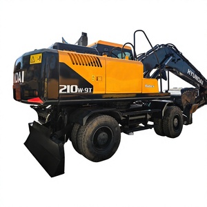 Excavadora de Ruedas Usada Original Hyundai 210w-9, Excavadora de Segunda Mano de Alta Calidad en Venta - Product Image 1