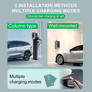 Chargeur EV <span class=keywords><strong>Type</strong></span> <span class=keywords><strong>2</strong></span> 7KW 11KW 22KW, triphasé, <span class=keywords><strong>mode</strong></span> <span class=keywords><strong>3</strong></span>, OCPP 1.6, borne de recharge murale, câble de 5 m, IP55, certifié CE, chargeur EV domestique - Product Image 5