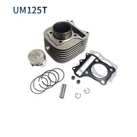 Kit de joints de piston et de bloc-cylindres de moteur CQJB UM125T 53 mm pour scooter Suzuki, pièces détachées de moteur
