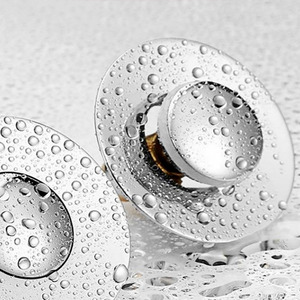 Universal Rebound Drain <b>Plug</b> Filter Basin Chrome Filter with Hair Catcher <b>Bathroom</b> Drain Stopper Easy Push Type - Product Image 3
