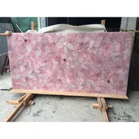 2021 rosa Bloco de Pedra Ágata Pedra Jade Laje de Mármore Ônix Paquistão Mármores Rosa Parede de Recurso de Pedra Jade Natural