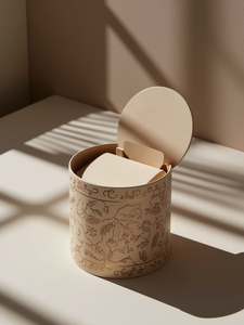 Tube de papier de luxe Biodégradable rond Carton Cylindre Bougie Boîte Personnalisé Imprimé Vanishing Stamping Recyclable Papier Tube - Product Image 2