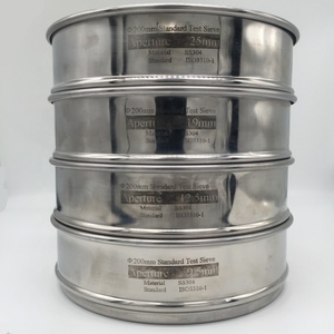 High Precision Stainless Steel Plain Weave Wire <b>Mesh</b> Sand Sieve 1mm Aperture Test Sieve - Product Image 5