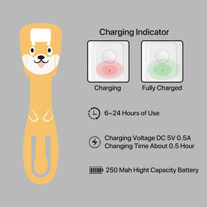 <span class=keywords><strong>Livre</strong></span> lumière mignon animaux Clip sur signet lampe 3 couleurs enfants veilleuse Portable <span class=keywords><strong>livre</strong></span> lumière - Product Image 6