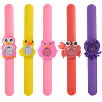 Jam Tangan Silikon Fashion Digital 2023 Anak Kartun Laki-laki Perempuan Anak-anak Model Jepret