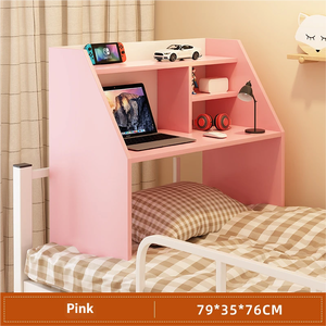 Настольный компьютерный стол для общежитий (подвесной) |   Удобный простой компьютерный стол — незаменимая вещь для двухъярусной кровати - Product Image 6