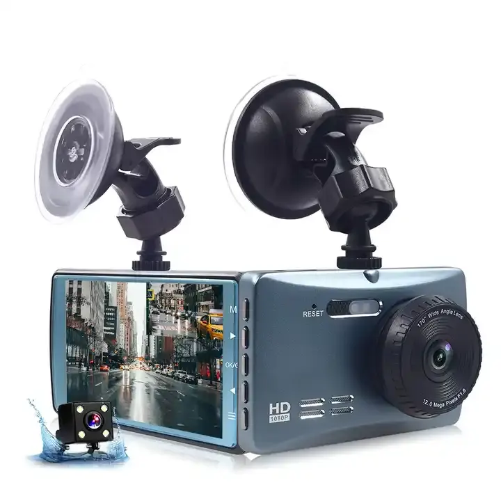 Hd Rijrecorder Dubbele Camera 3.0 Inch 1080P Nachtzicht Mini Auto Camera Met Dvr Rijrecorder