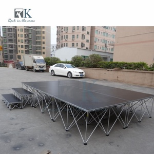 Adjustable Removable Moving Aluminum Folding Rectangle Portable Event Modular Assembling <b>Stage</b> <b>Platform</b> <b>Stage</b> - Product Image 2