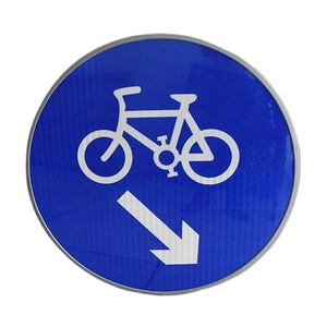 سلامة الشارع عاكس دائرة الألومنيوم الطريق السريع تحذير إشارة مرور الأمان لحركة مرور الطريق - Product Image 1