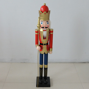 Grands <span class=keywords><strong>Casse</strong></span>-Noisettes de Noël Géants, Ornements en <span class=keywords><strong>Bois</strong></span> de Noël, Décorations <span class=keywords><strong>Casse</strong></span>-Noisettes, Soldat <span class=keywords><strong>Casse</strong></span>-<span class=keywords><strong>Noisette</strong></span> Géant en <span class=keywords><strong>Bois</strong></span> de 1,80 m (Taille Réelle) - Product Image 3