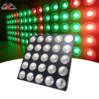 Projecteur matriciel LED 5x5 COB Blinder 25W RGB 3-en-1 avec contrôle DMX512 et CRI 90 pour éclairage de club/scène