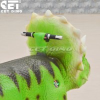 Voitures de dinosaures animatroniques à pièces Machines de jeu pour enfants pour centre commercial Caractéristiques des animaux et des dinosaures préférés des enfants