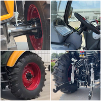 Tracteur 4x4 robuste de 100 CV avec cabine climatisée, moteur haute puissance, système hydraulique performant et capacité de levage élevée Pro
