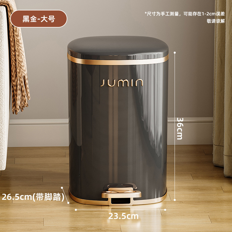 Misterioso placcato nero grande