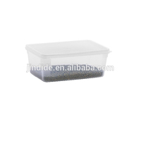 Conteneur alimentaire en plastique durable de 5 tailles avec couvercle pour la restauration et le service, restaurant commercial, cuisine, cantine à domicile