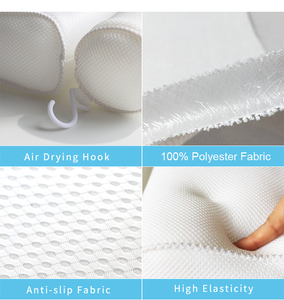 Venta al por mayor 4D ergonómico de lujo Spa baño <span class=keywords><strong>almohada</strong></span> antideslizante 3D malla PVC bebé baño <span class=keywords><strong>almohada</strong></span> <span class=keywords><strong>para</strong></span> baños - Product Image 4