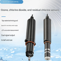Sonde d'électrode de chlore résiduel en ligne, capteur d'eau industriel pour la surveillance du dioxyde de chlore et de l'ozone dans l'eau de piscine et de robinet