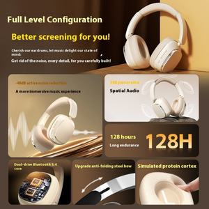 TD66 modelo privado Blue Tooth alta calidad de sonido movimiento reducción de ruido larga resistencia ANC auriculares inalámbricos sobre la oreja - Product Image 3