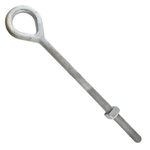 Perno de Ojo Ovalado Quan Pham de 5/8'' x 6'' con Tuerca Cuadrada, Galvanizado en Caliente, QPC o su Logotipo, Especificación ASTM F2329 - Product Image 2