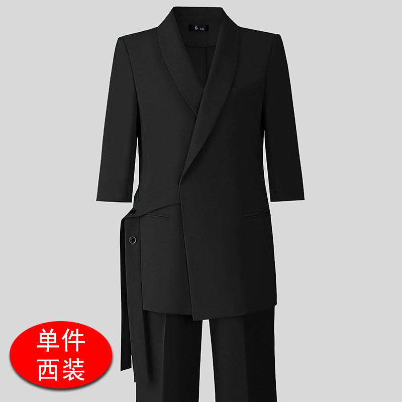 black suit