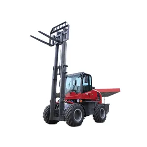 SITC terrain forklift diesel 2 ton 2.5 ton 3.5 ton small diesel forklift price with 1 year warranty