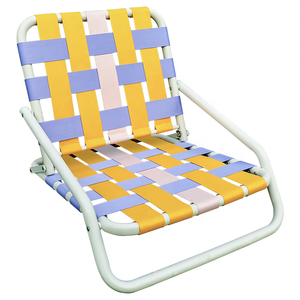 Pique-nique de voyage de camping de pêche pliante portable, chaise extérieure dos en maille quatre fauteuils avec porte-gobelet - Product Image 6