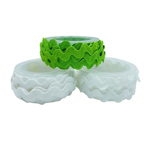 E-ma Thuật Cá Nhân Zig Zag <span class=keywords><strong>Ribbon</strong></span> Shape sáng bóng bạc kim loại ren TRIM ric Rac <span class=keywords><strong>Ribbon</strong></span> cho phụ kiện may mặc trang trí - Product Image 5