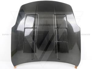 日産350zZ332003-2005用のスーパーテクニクススタイルカーボンファイバーフード - Product Image 2