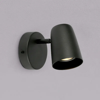 Lampe murale LED moderne à angle réglable, source de lumière LED GU10 ou E27, pour chambre à coucher, bureau