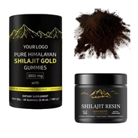Résine de Shilajit Pur de l'Himalaya en Vrac, Marque Privée, Naturelle, 30g/50g