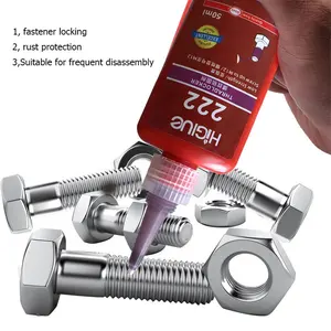 Pipe Sealant Threadlocker 222 Purple Bolts Glue Thread Locker For M6 Thread Sealant Anaerobic Adhesive